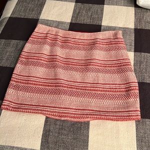 Banana Republic Burnt Orange Tweed Mini Skirt